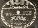 Brunswick (USA) 7762 Teddy Wilson / BILLIE HOLIDAY: The Way You Look Tonight E+
