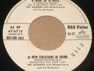 ELVIS PRESLEY Hound Dog / Don't Be Cruel Blenders DJ Copy WLP Promo 45 EP 1956