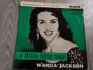 WANDA JACKSON-A LITTLE BITTY TEAR UK 4-TRACK ROUND CENTRE CAPITOL 7