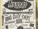 Au-go-go Records 1993 BIG DAY OUT Handbill  info BDO Nick Cave Mudhoney Iggy Pop