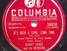 78 rpm Columbia 36838, Harry James, Long Long Time, Avengers Endgame, V+