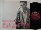 ART PEPPER The Return Of Art Pepper SCORE LP og jazz dg jack sheldon west coast