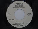 LeRoy Horne Don't Come Back There's a way Pompeii 6672 promo NM