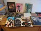 10x Songbooks mit Noten + Lyrics von ROLLING STONES / ROXY MUSIC / Woodstock Two