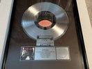 Motley Crue Too Fast For Love RIAA Platinum LP Award• Presented To Doc McGhee