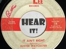 Obscure NC Bluegrass 45 BUSTER & VIRGINA WAYCASTER Ruby / It Ain't AR-LEE hear