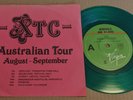 XTC Generals & Majors OZ 1980 Tour 45 Green Vinyl & Insert Virgin lbl  EX