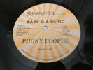 EASY G & BLIND  – PHONY PEOPLE ELECTRO RAP HIP HOP 12 NM funk rare