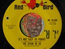 HEAR Seven Of Us 45 It's Not Easy To Forget / Jamboree garage psych EX NRBQ