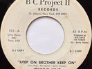 JOHNNY KING & FATBACK BAND Peace Love/Keep On Brother ORIG SOUL FUNK DJ 45*hear*