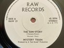 Mystery train Raw Records 45 The Sun story Song For Gene 1978 Rockabilly mint