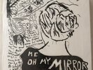 CURRENT JOYS – ME OH MY MIRROR - VINYL 2LP BLACK HAND SCREEN COVER 1ST PRESS VG+