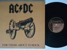 AC/DC For Those About To Rock We Salute You ATLANTIC LP VG++ gatefold NICE