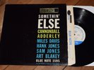 Cannonball Adderley Somethin Else W63 DG Ear Blue Note lp Miles Davis 1595