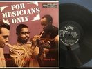 GETZ GILLESPIE STITT FOR MUSICIANS ONLY NM- 1957 MONO VERVE DG TRUMPETER LBL LP