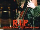 SLAYER - R.I.P. REIGN IN PAIN NOTTINGHAM 1987 LP
