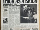 JETHRO TULL THICK AS A BRICK 1ST PRESS 1972 UK CHRYSALIS VINYL LP CHR 1003 EX