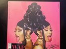 Cardi B & Megan Thee Stallion WAP Vinyl Signed Limited Pink Edition Autographed