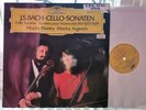 BACH: 3 Cello & Piano Sonatas Maisky Argerich / DG Germany Digital LP