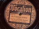 Vocalion  02657 Leroy Carr & Scrapper Blackwell BLUES BEFORE SUNRISE 78rpm E-