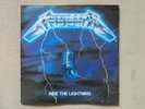 Metallica LP VG+ Ride The Lightning RARE Original 1984 MEGAFORCE MRI 769 