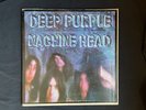 DEEP PURPLE Machine Head VINYL LP Cleaned/tested VG+ All 1977 reissue lyrics....