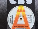 SIMON & GARFUNKEL “bridge over troubled water” UK CBS DEMO 7” single