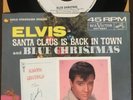 ELVIS PRESLEY Blue Christmas/Santa Claus is Back In Town Gold Standard PROMO 45