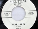 LITTLE JOEY ALSTON 45 Dear Santa / Silent Night VG+ on Mel-Tone Christmas Mc1055