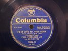 JAZZ PAUL PENDARVIS ORCH. I'm In Love All Over Again BLUE WAX COLUMBIA E/EE-