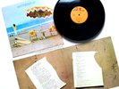 ORIGINAL 1974 UMBRELLA COVER NEIL YOUNG ON THE BEACH VINYL LP POSTER EX+ RARE