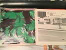 Throbbing Gristle: Adrenalin 7 inch vinyl with camouflage cover/ lyric sheet