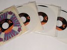 4 James Brown FUNK 45's KING 1969-70 Sex Machine Super Bad VG+ to EX the J.B.'s