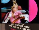DUA LIPA Future Nostalgia LP Translucent Neon Pink Vinyl 1st Press SEALED-lizzo