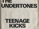 THE UNDERTONES TEENAGE KICKS VINYL 7” FIRST PRESSING UK 1978 WHITE SLEEVE EXC