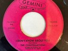 THE CONSTELLATIONS – EASY TO BE HARD / I DON'T KNOW ABOUT  1968 US 7 GEMINI STAR