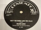 -  Major Lance   -  Don't you know I love you Contempo - Great XOVER