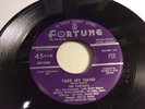 CENTURYS-FORTUNE 533-TAKE MY HAND/OH  JOE JOE-SCARCE DETROIT DOO-WOP R&B 45 1959