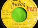 PEDRO LAZA Y SUS PELAYEROS - NEGRA CALIENTE GAITA  45RPM  (escuchar)