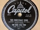 The Christmas Song - Nat King Cole Trio - Capital 311 - vintage 78rpm record