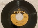 The Doors - Light My Fire / The Crystal Ship - 45 RPM Vinyl - Elektra EK 45615