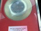 Elvis Presley 24 carat gold framed 45 ARE YOU LONESOME TONIGHT RCA record BEAUT