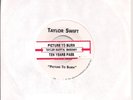 45 rpm jukebox strip record Taylor Swift Picture to Burn orig 2008 Big Machine