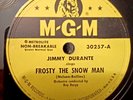 Jimmy Durante original 1950 Frosty the Snowman 78 rpm record
