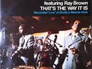 Milt Jackson Quintet Featuring Ray Brown - That's The Way It Is (LP, Album)