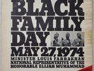 Louis Farrakhan: Black Family Day Vinyl LP, May 27th, 1974, Elijah Muhammad 