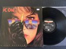 Icon LP “Right Between The Eyes”   Megaforce 82010-1   G/VG Heavy Metal Thrash