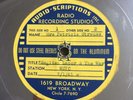 2 x ALUMINUM DISC 1942 ENGLISH LABOR (LABOUR) & THE WAR US RADIO INTERVIEW