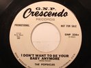 Hear  Teen Girl Group Promo 45 The Popsicles - I Don't Want To Be Your Baby Anym