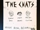 THE CHATS - HIGH RISK BEHAVIOUR Limited Edition BLACK WHITE PINWHEEL Vinyl LP